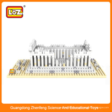 2016 DIY Loz blocos de construção da arquitetura, bloquear blocos de construção da cidade, blocos de construção brinquedo